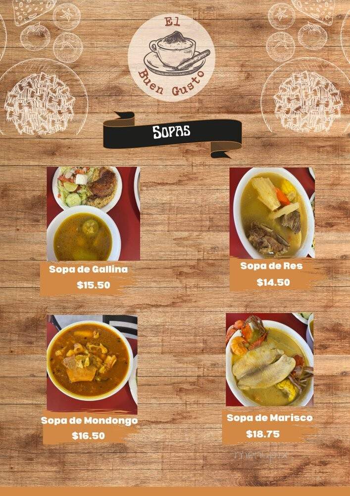 El Buen Gusto Panaderia y Pasteleria - Charlotte, NC menu_pic