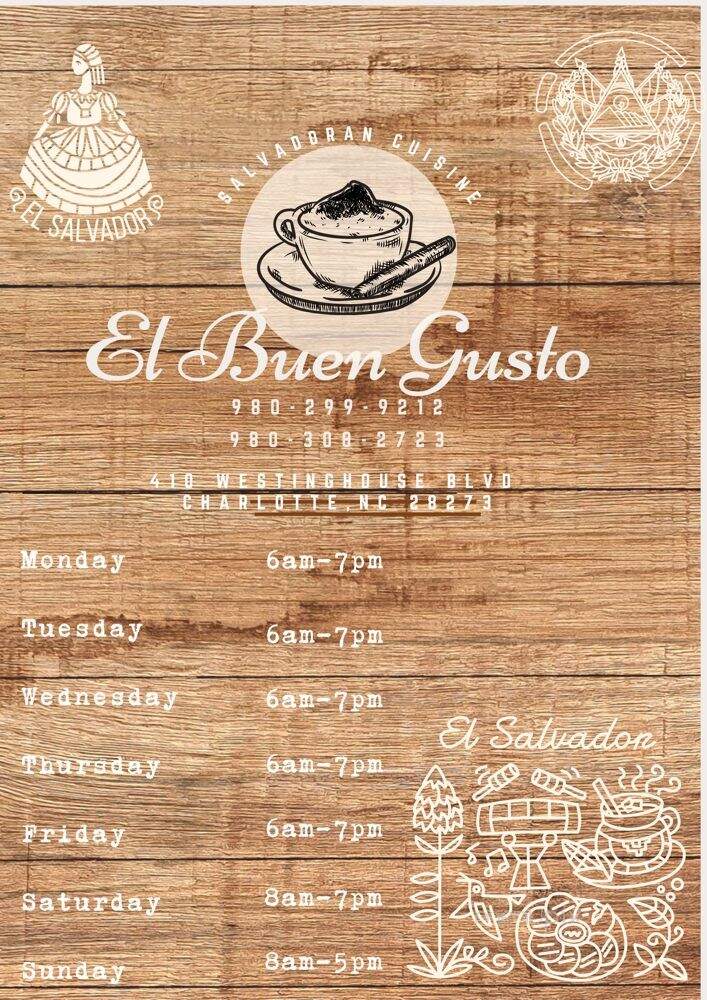 El Buen Gusto Panaderia y Pasteleria - Charlotte, NC menu_pic