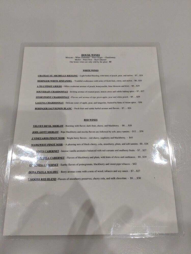 Cactus Flower Cafe - Dothan, AL menu_pic