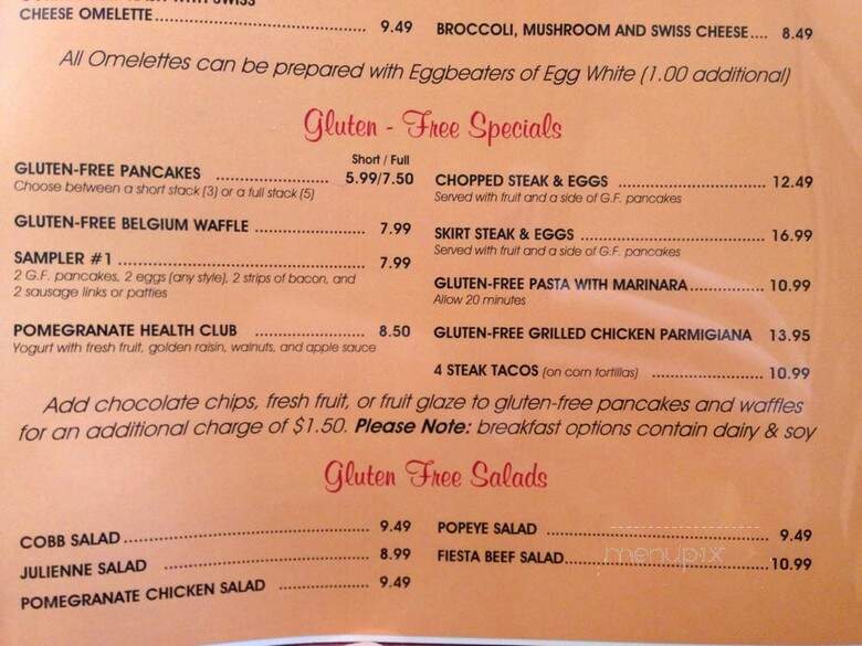 Pomegranate Restaurant - Aurora, IL menu_pic