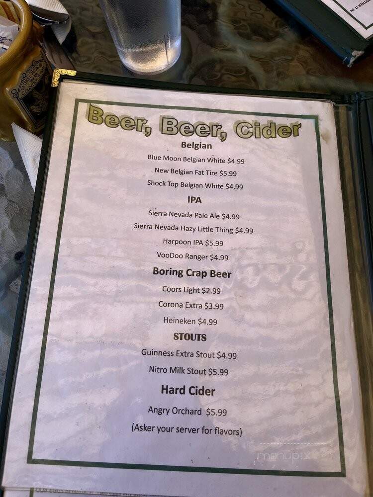 Catskill Mountain Country Store & Restaurant - Windham, NY menu_pic