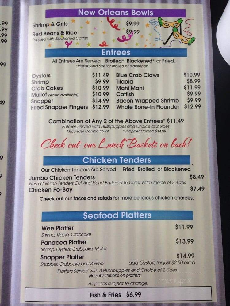 Wharf Express - Dothan, AL menu_pic