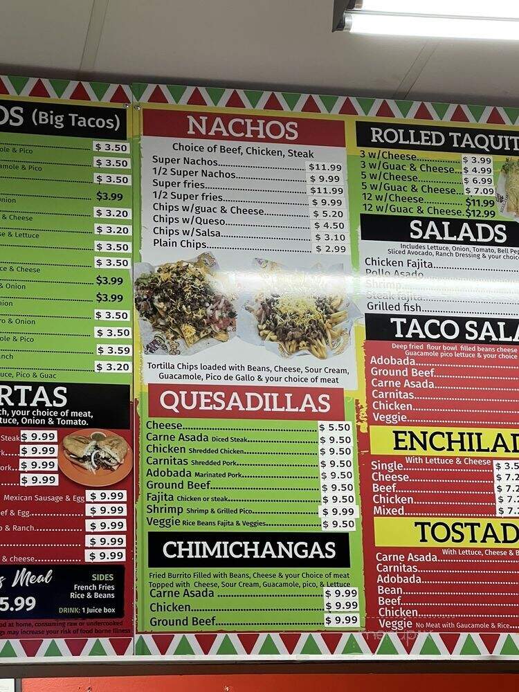 Abelardo's - West Des Moines, IA menu_pic