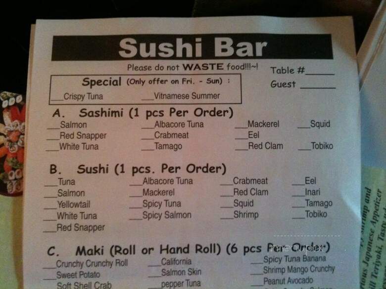 Sushi Time 560 - Bethpage, NY