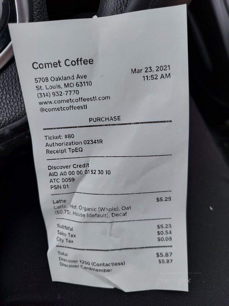 Comet Coffee - Saint Louis, MO