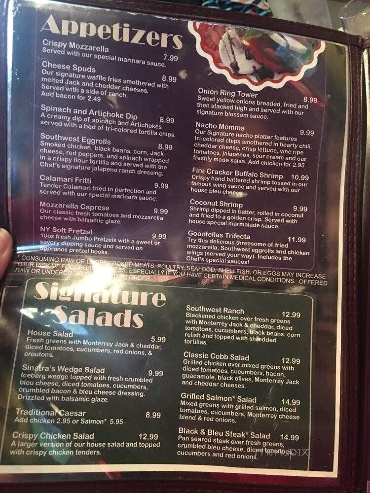 Sopranos Grill - Braselton, GA menu_pic