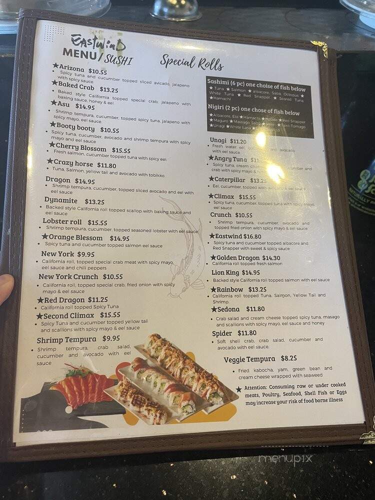 Eastwind Sushi & Grill - Chandler, AZ menu_pic