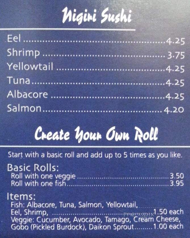 Sush Kokku - Pismo Beach, CA menu_pic