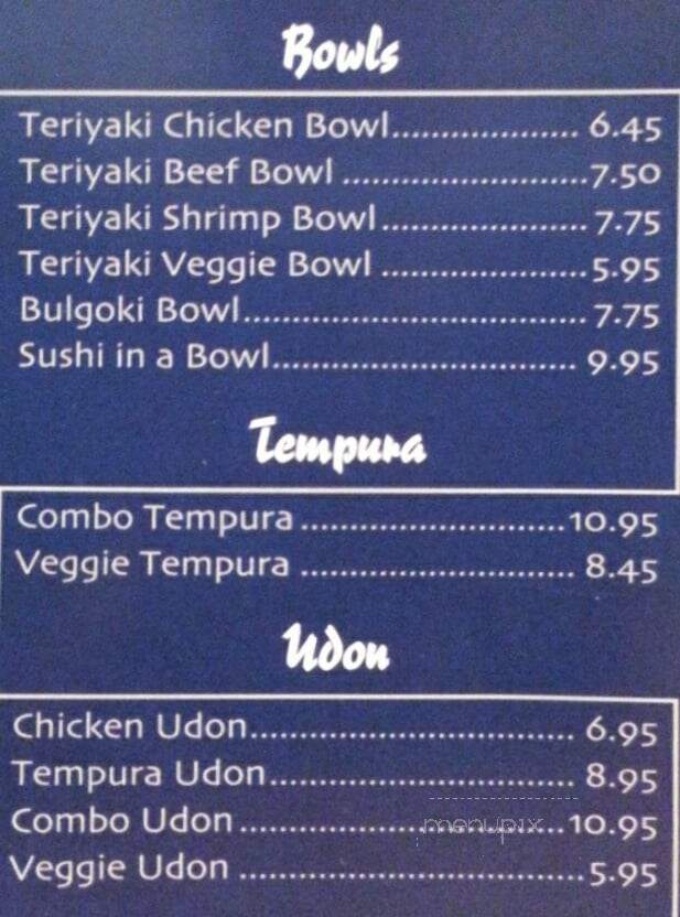 Sush Kokku - Pismo Beach, CA menu_pic