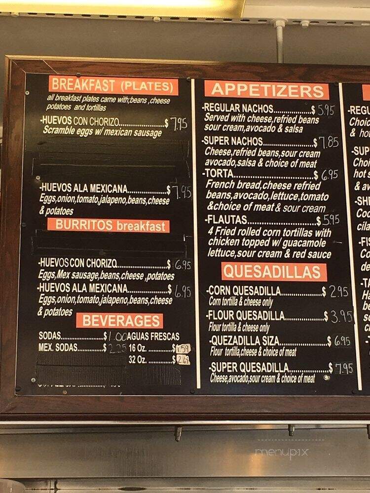 Ole Ole Burrito Express - Oakland, CA menu_pic