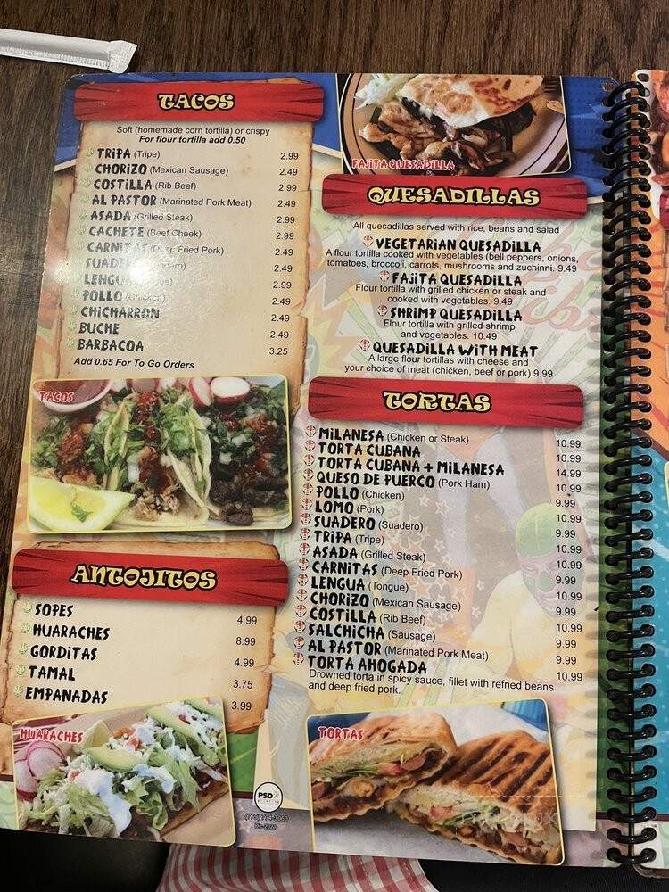 Restaurante Taqueria Jalisco - Franklin, TN menu_pic