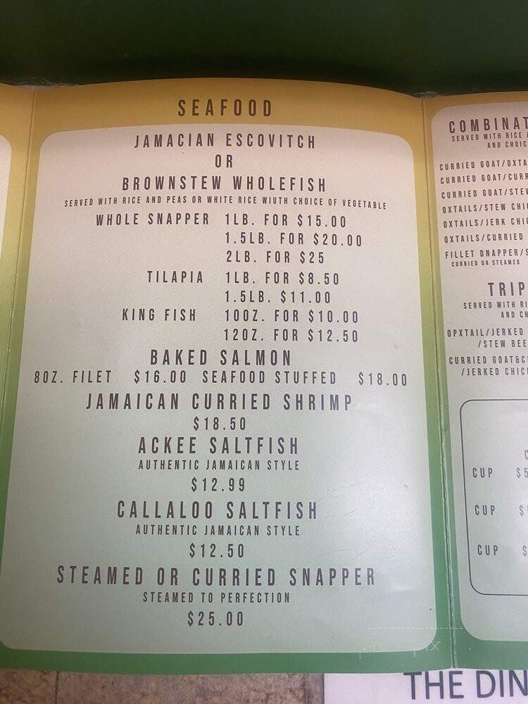 Taste of Jamaica - Cary, NC menu_pic
