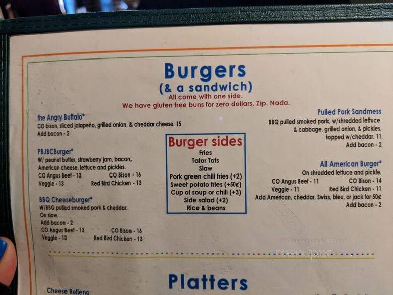 Lucha Cantina at the Red Ram - Golden, CO menu_pic