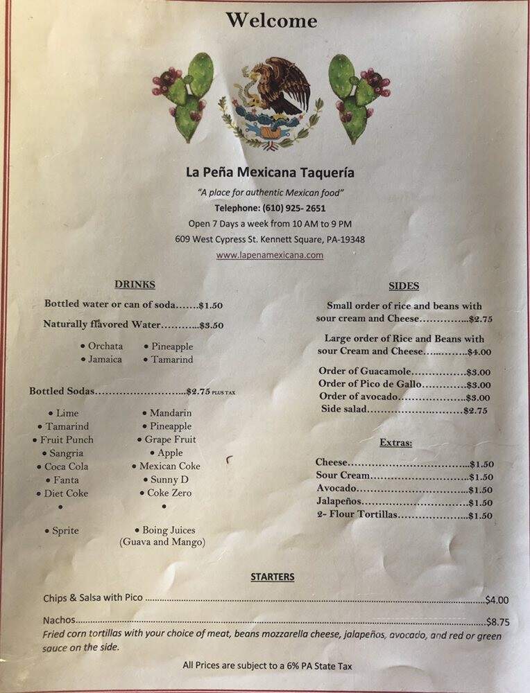 La pea Mexicana - Kennett Square, PA