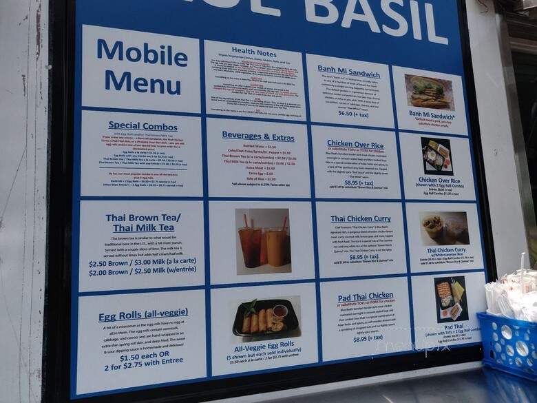 Blue Basil - Austin, TX menu_pic