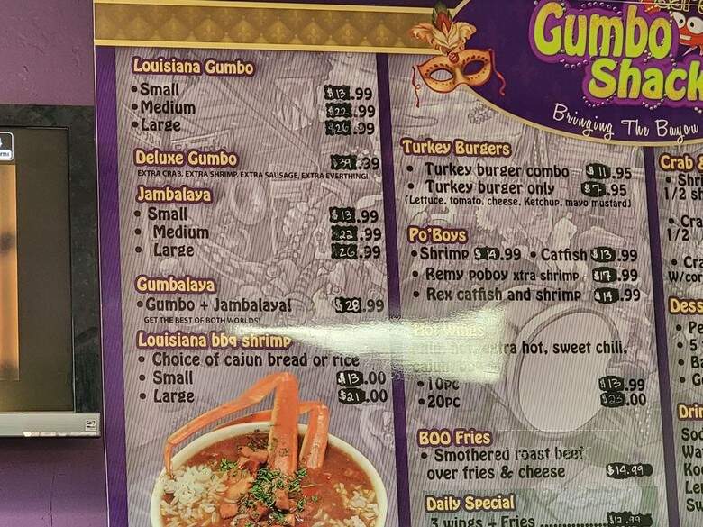 Sal'S Gumbo Shack - Long Beach, CA menu_pic