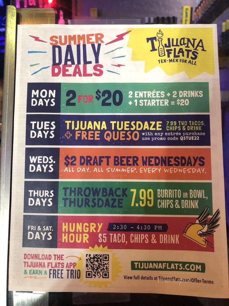 Tijuana Flats - Coral Springs, FL menu_pic