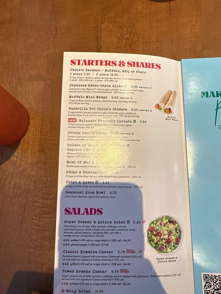 Veggie Grill - Long Beach, CA menu_pic