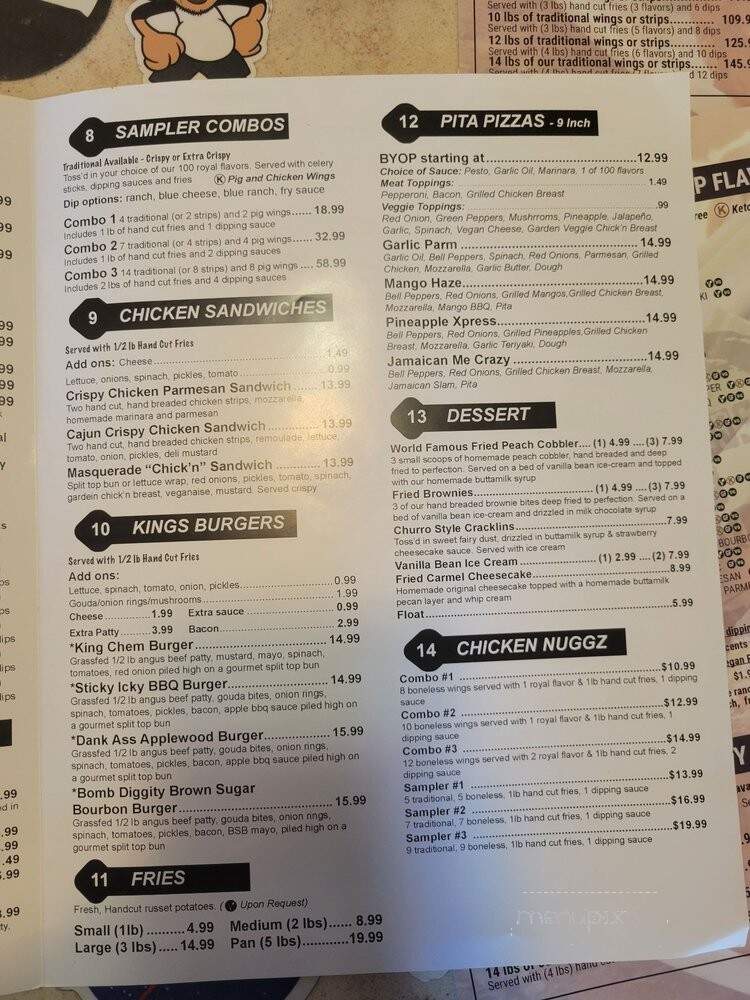 King of Wings - Las Vegas, NV menu_pic
