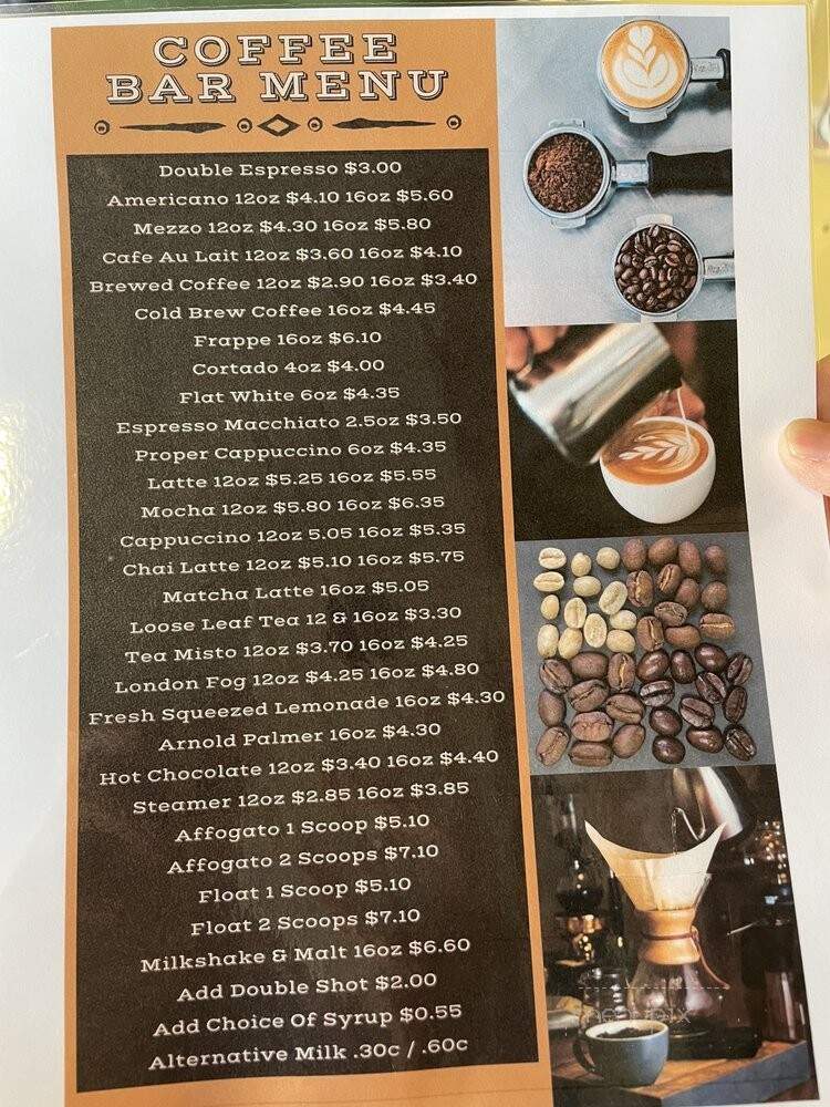 Oak Creek Espresso - Sedona, AZ menu_pic