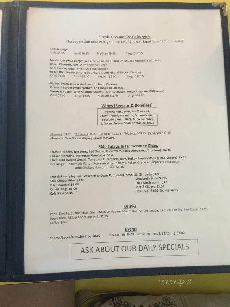Top Gun Restaurant - Fallon, NV menu_pic