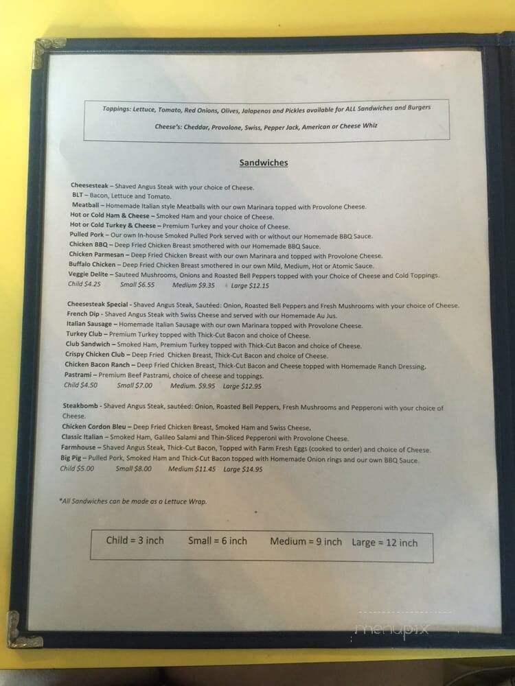 Top Gun Restaurant - Fallon, NV menu_pic