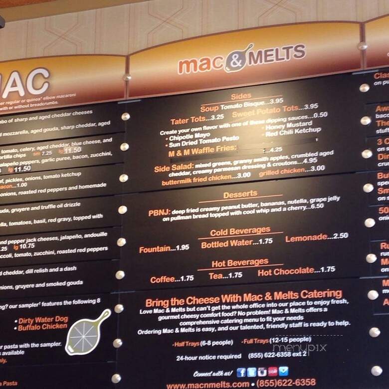 Mac N Melts - Garden City, NY menu_pic