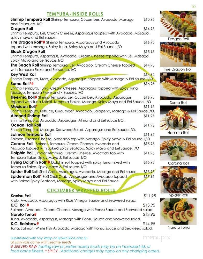 Thai Room Restaurant - West Palm Beach, FL menu_pic