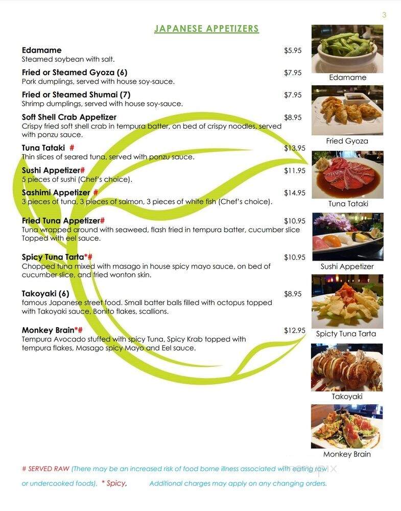 Thai Room Restaurant - West Palm Beach, FL menu_pic