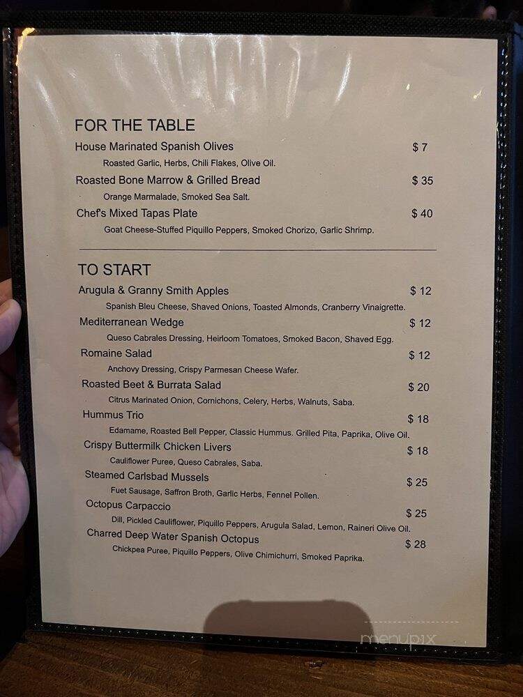 Catalan - Rancho Mirage, CA menu_pic