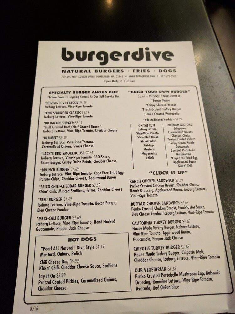 Burger Dive - Somerville, MA