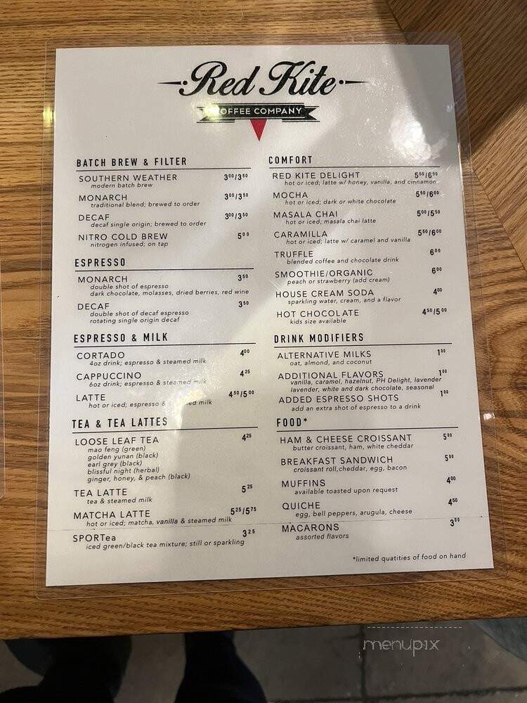 ONYX Coffee Lab - Fayetteville, AR menu_pic