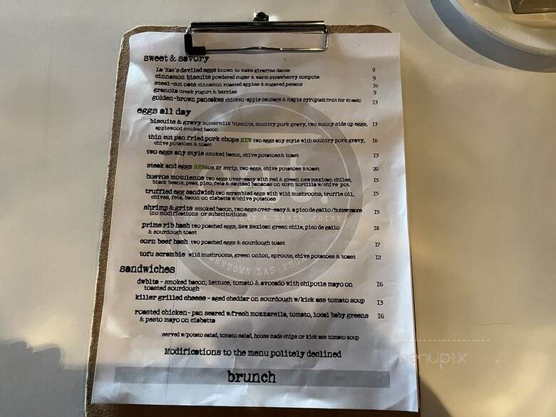 Eat - Las Vegas, NV menu_pic