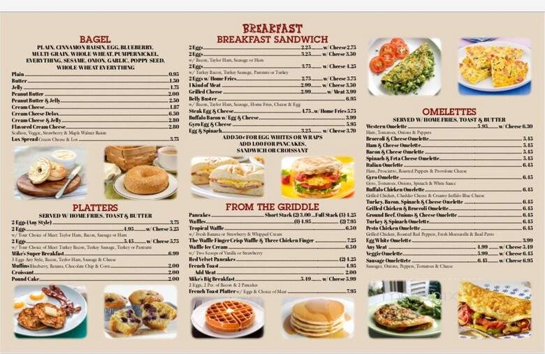 Mike's Bagels - Roselle, NJ menu_pic