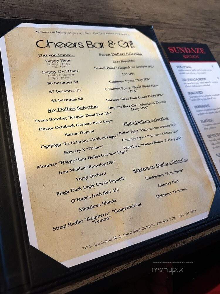 Cheers Bar & Grill - San Gabriel, CA