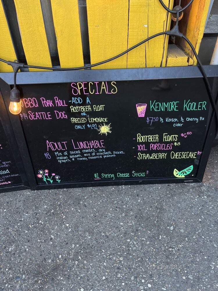 192 Brewing Company @ The Lake Trail Taproom - Kenmore, WA menu_pic