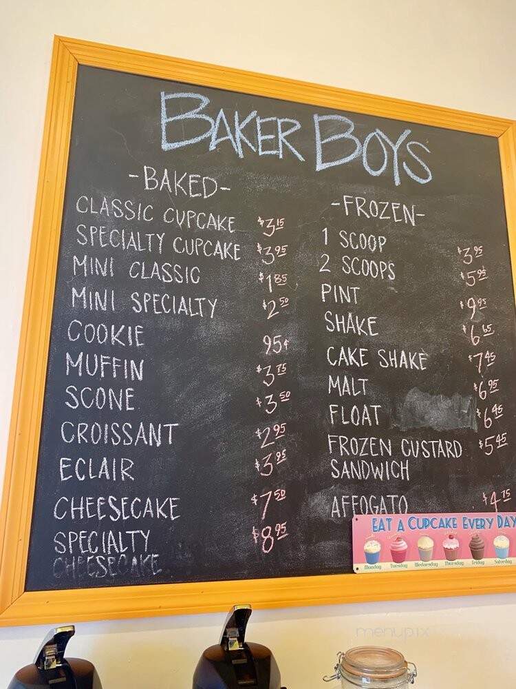 Baker Boys - Highland Park, IL menu_pic