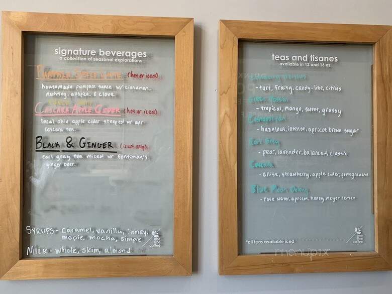 One Line Coffee - Columbus, OH menu_pic