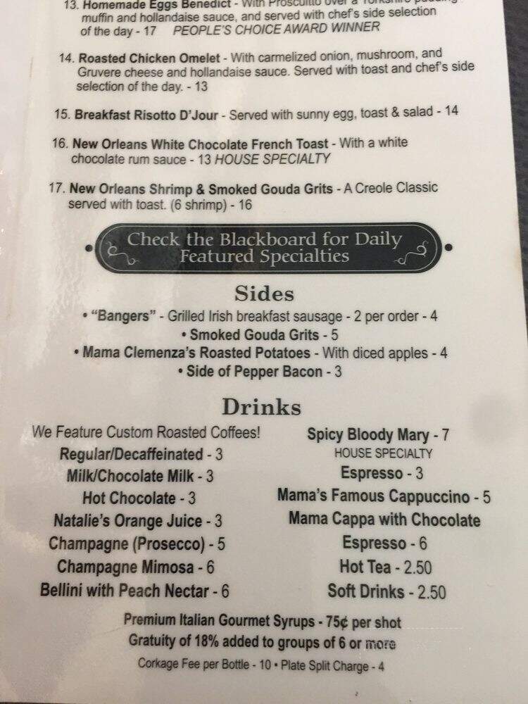 Mama Clemenza's - Fort Walton Beach, FL menu_pic