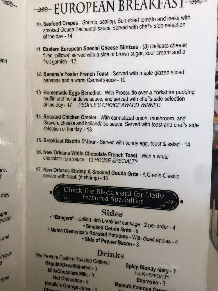 Mama Clemenza's - Fort Walton Beach, FL menu_pic