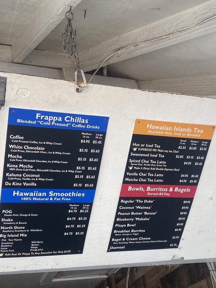 Da Shack - San Diego, CA menu_pic