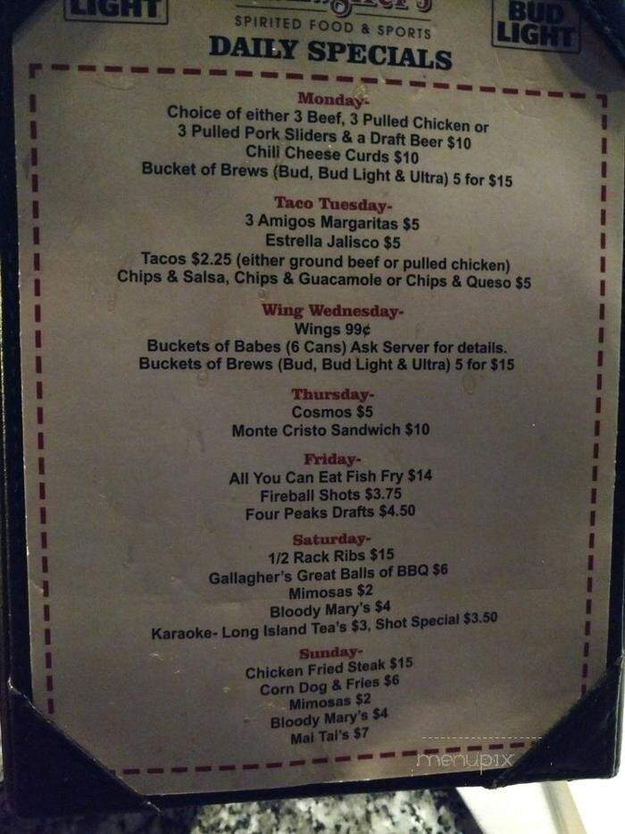 Gallagher's Sports Grill - Phoenix, AZ