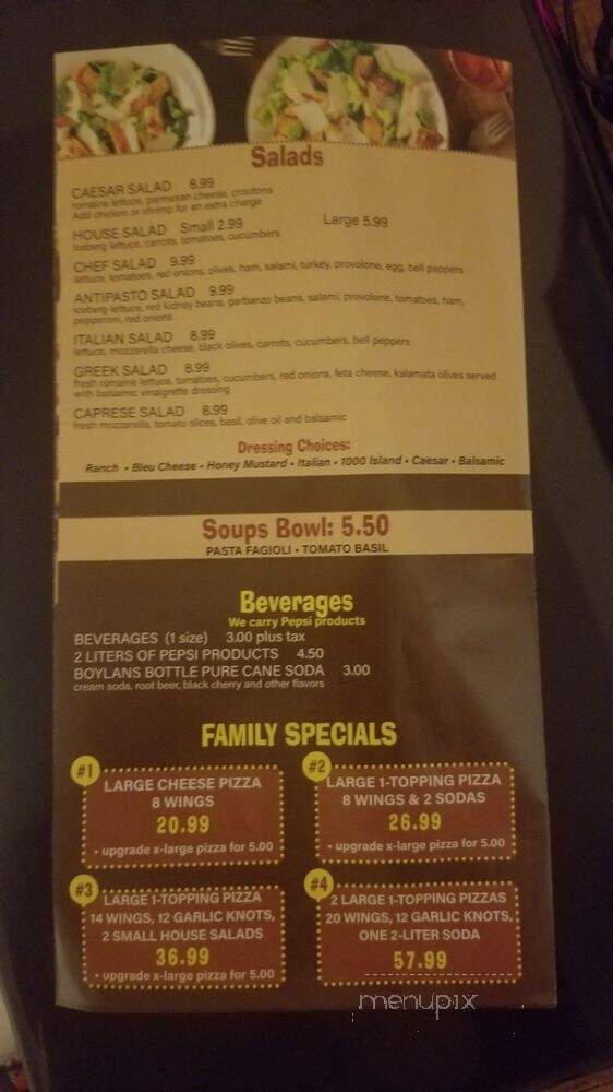 Sabatino's - Las Vegas, NV menu_pic