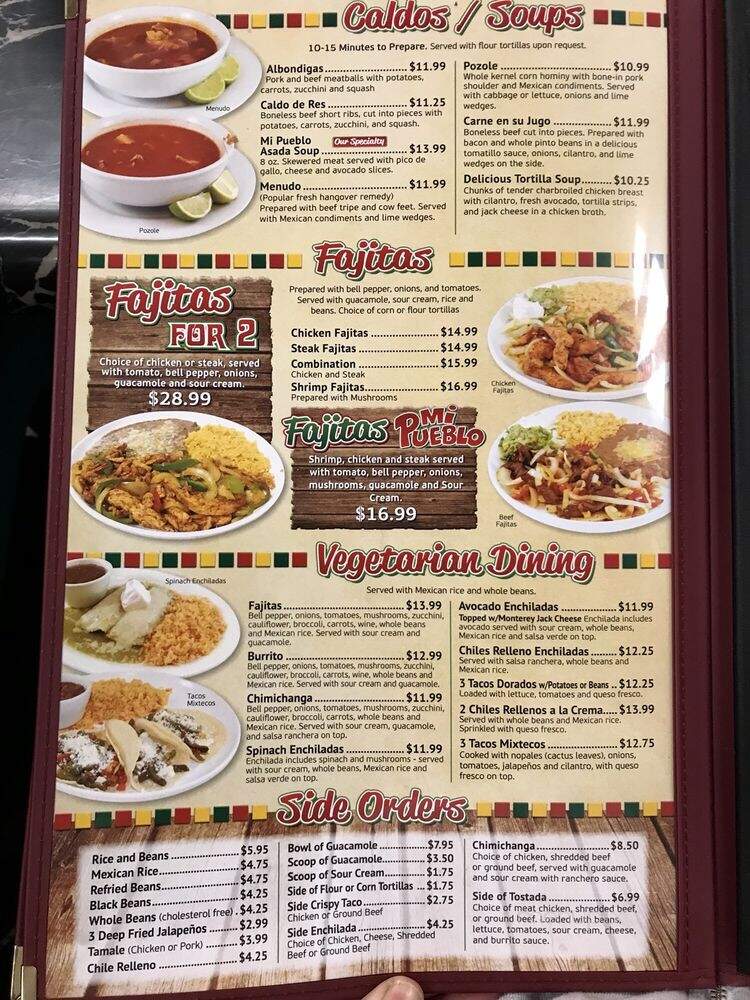 Taqueria El Mar Mi Pueblo - Olympia, WA menu_pic