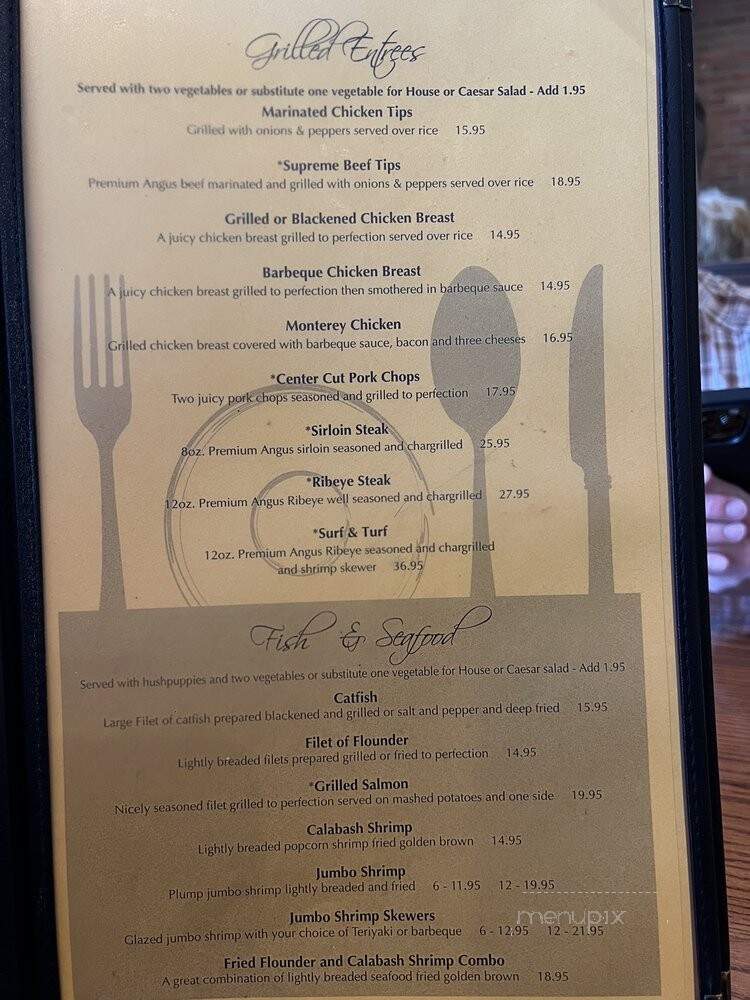 Cafe South - Charlotte, NC menu_pic