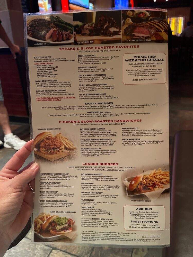 BJ's Brewhouse - Wichita, KS menu_pic