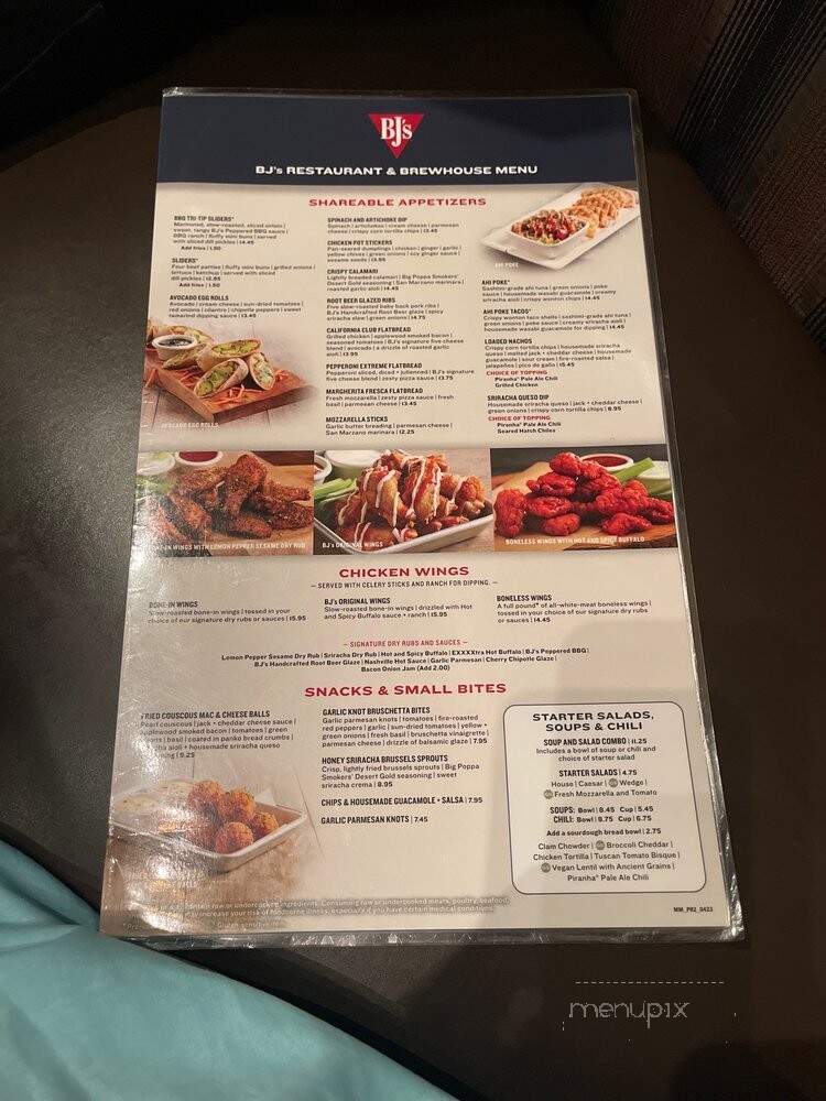 BJ's Brewhouse - Wichita, KS menu_pic