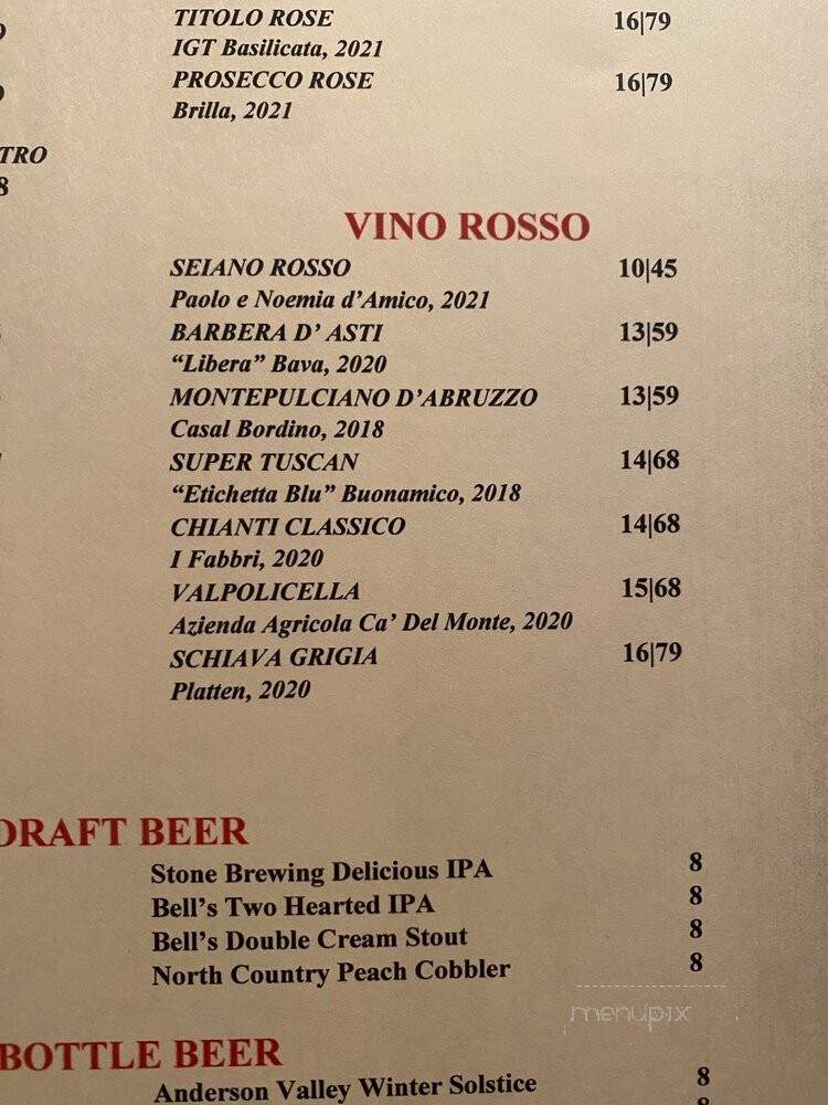 Il Pizzaiolo - Pittsburgh, PA menu_pic