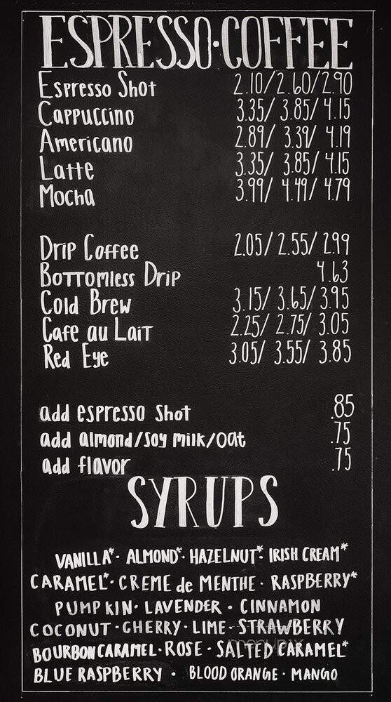 Limestone Coffee & Tea - Batavia, IL menu_pic