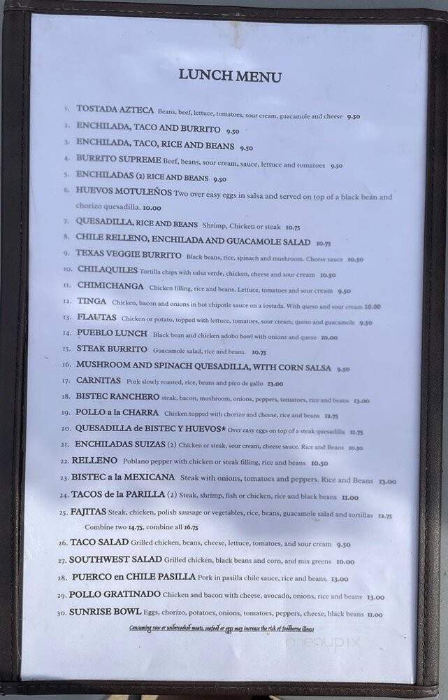 Leon La Taberna - Birmingham, AL menu_pic